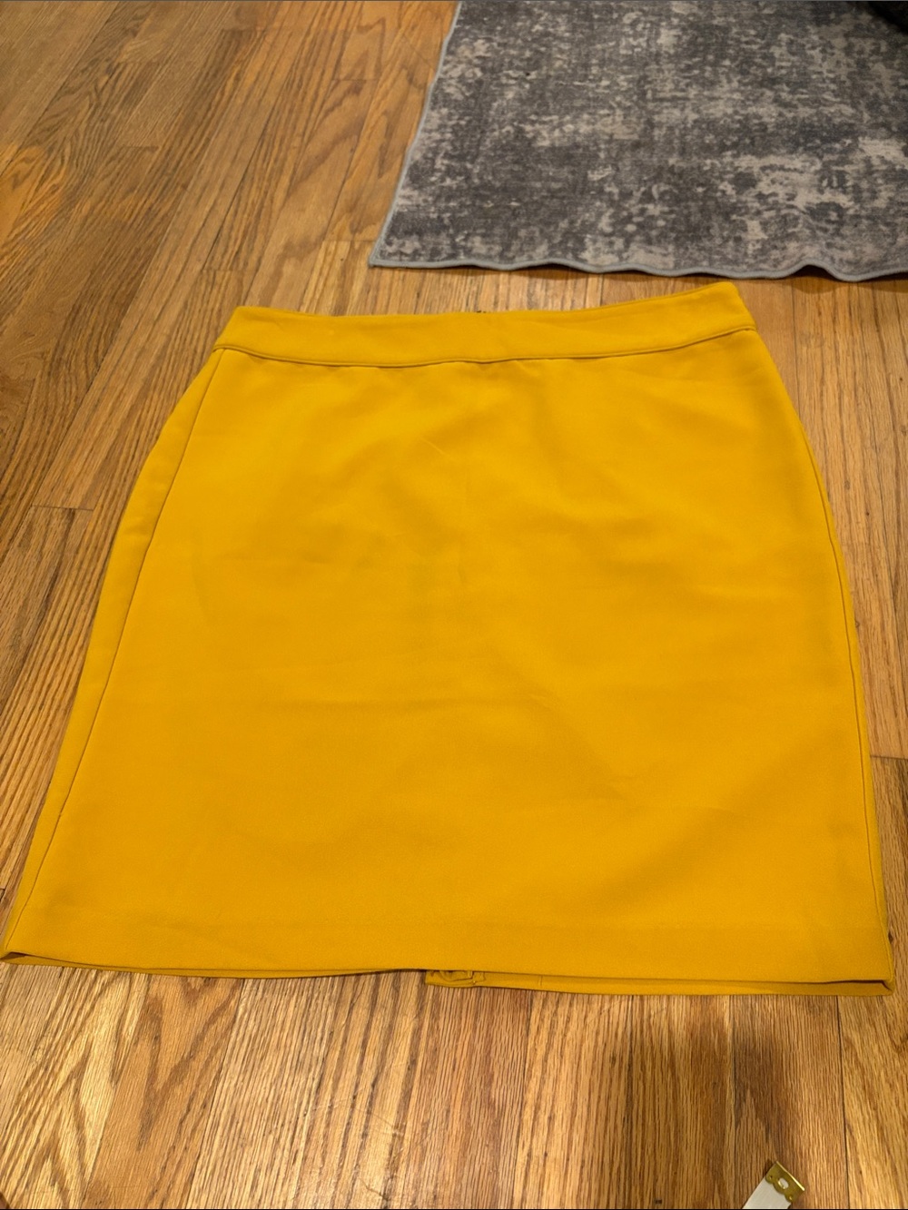 Banana Republic Pencil Skirt Womens 8 Mustard Yellow Excellent Tailored Office - Picture 1 of 7